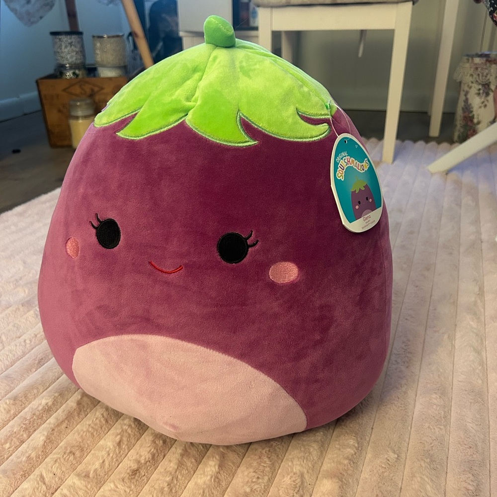 Glena Eggplant Squishmallow